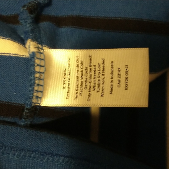 Talbots woman's size SP bateau Tee long sleeve cotton w slight stretch - Picture 4 of 8